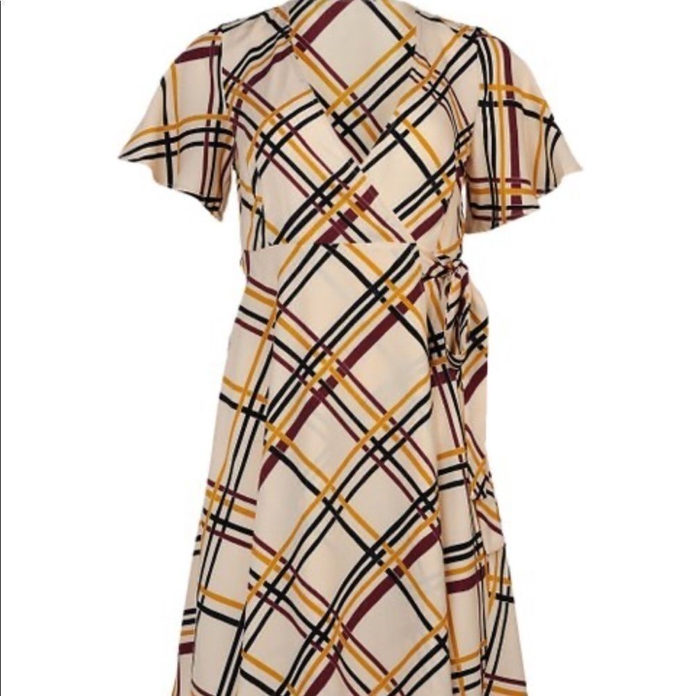Forever 21 | Retro Plaid Wrap Dress